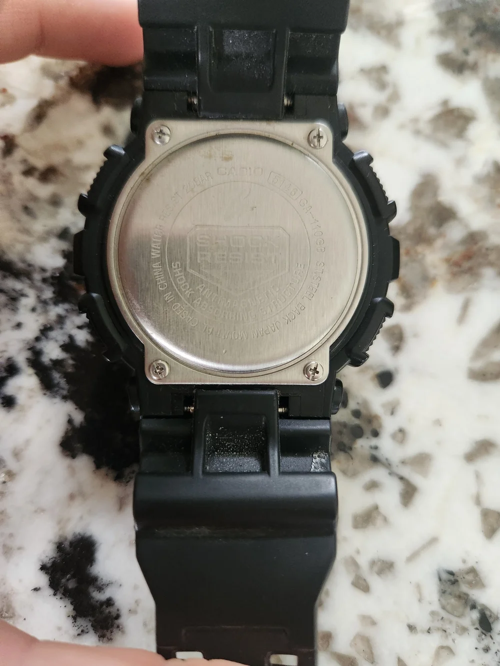 G-SHOCK Black and Gold Men's Sport Watch